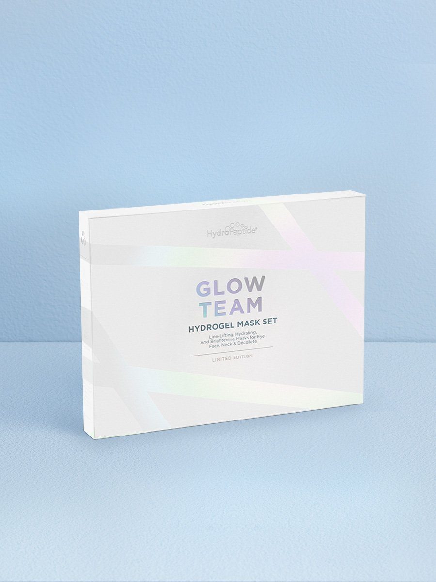 Glow Team HydroGel Facial Mask Set - HydroPeptide
