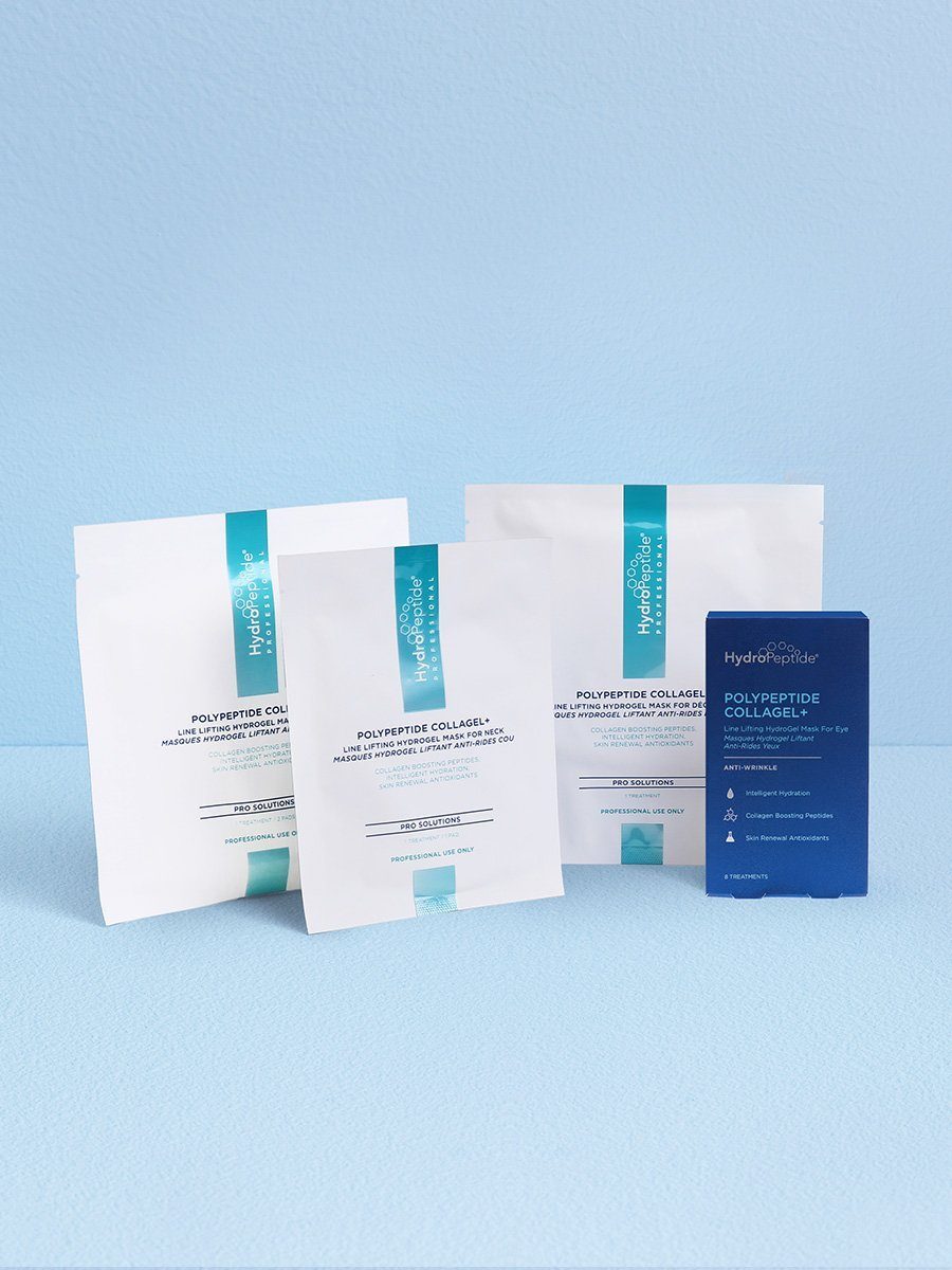 Glow Team HydroGel Facial Mask Set - HydroPeptide